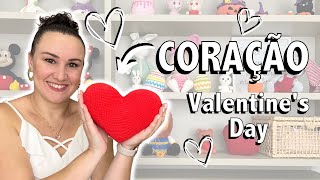 CORAÇÃO EM AMIGURUMI | Aprenda Como Fazer PASSO A PASSO screenshot 4