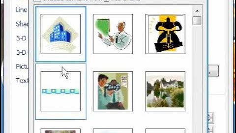 How to add a Clip Art picture background to a SmartArt graphic in a spreadsheet