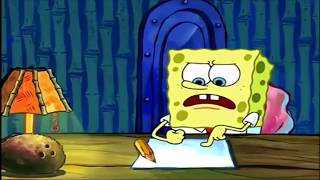 SpongeBob SquarePants - Writing Essay - Full Screen - 16:9 - Meme Source