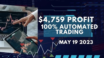 $4,759 Profit 5/19/23 - 100% Automated Trading Algo for NinjaTrader 8 - Trading Futures Now Algo