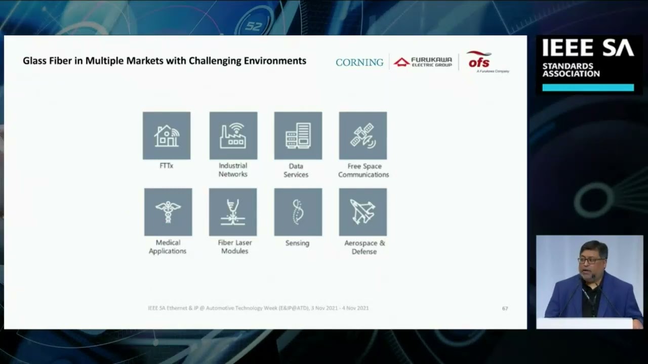 Technical Feasibility of Glass Optical Fibers for Automotive Ethernet