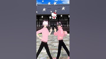 Gojo and Yuta got them moves fr😭😂#anime #vrchat #jujutskaisen