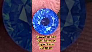 How We Re Cut Poorly Cut Gems At Ceylon Gems & Lapidary #gemcutting #gemcutter #faceting #gemstones