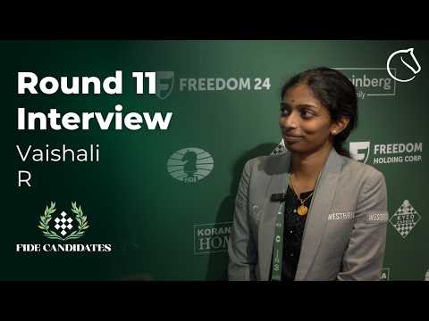 Critical victory with the black pieces? | Vaishali R | Candidates 2026