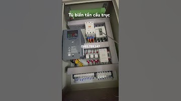 Tủ điện biến tần cho di chuyển dọc cầu trục. LH 0985.789.247