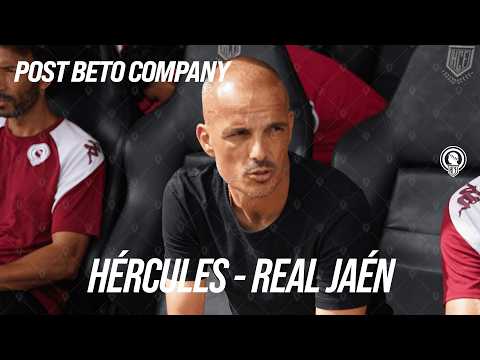 📺 𝗣𝗢𝗦𝗧 | Beto Company en el post ante el Real Jaén | #MachoHércules 💙🤍