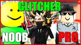 Roblox Jailbreak Edition Noob Vs Pro Vs Glitcher 2018 Youtube - noob vs glitcher vs hacker vs pro roblox jailbreak edition
