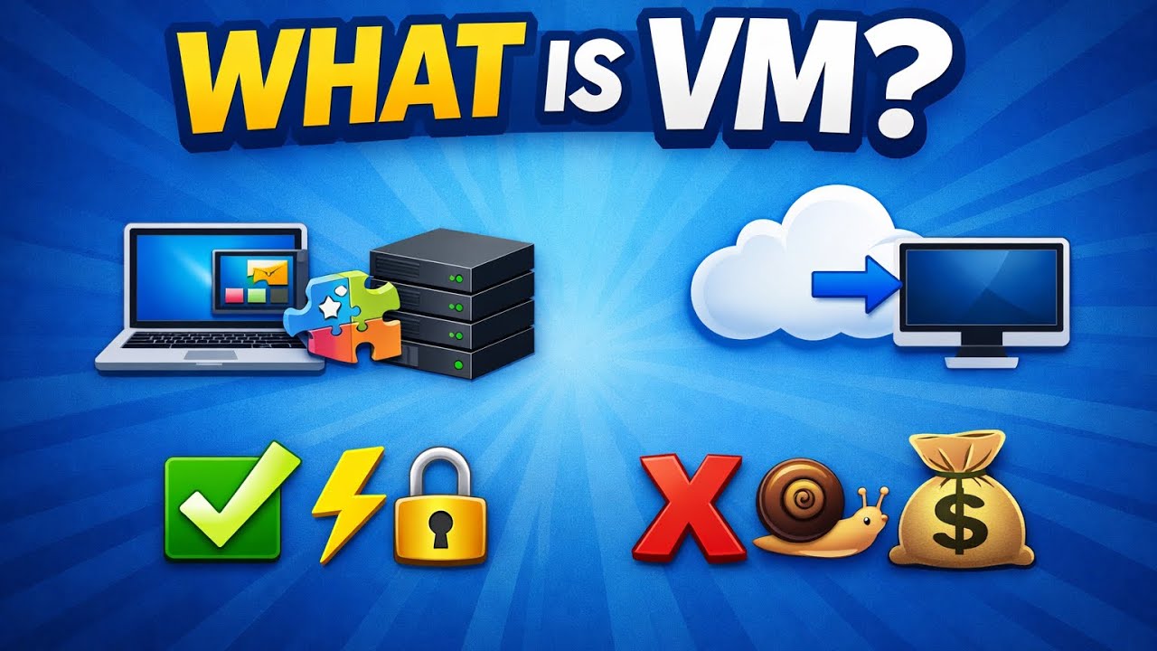 What is VM? Virtual Machine Explained Simply | What, How & Where It’s Used