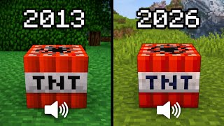 Minecraft Sounds Then vs Now (2013 - 2026)