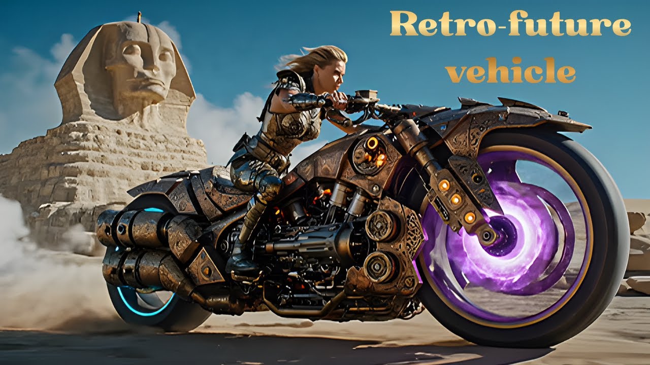AI’s Vision of the Future: Retro-Futuristic Steampunk Transportation | 4K AI Art