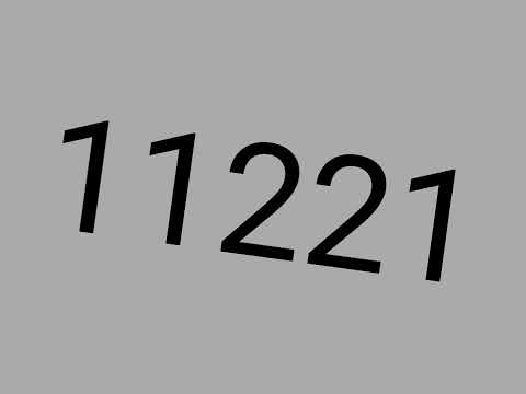 22212 second countdown of bijective base: 2 (bijective binary)