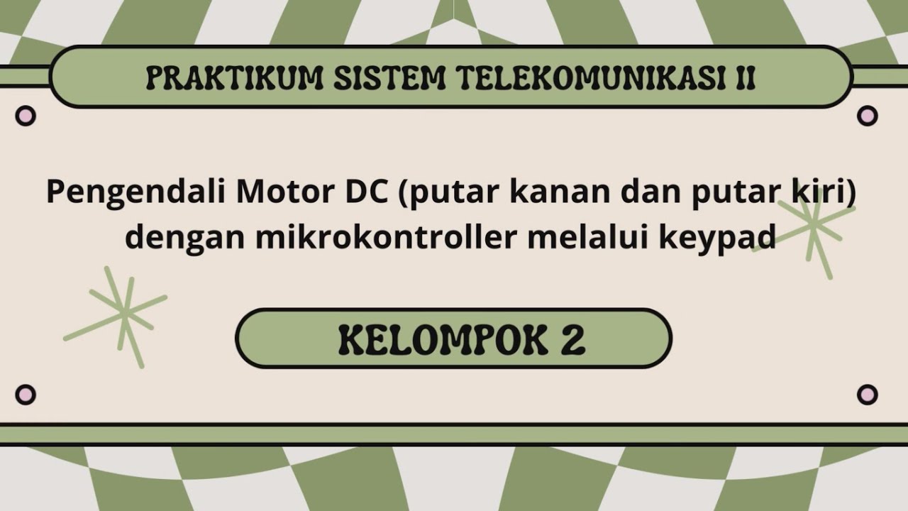 Praktikum Motor DC Putar Kanan Dan Putar Kiri - YouTube