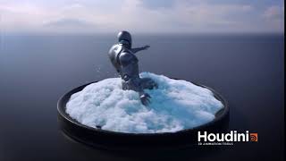 Droid Snow Interaction in Houdini