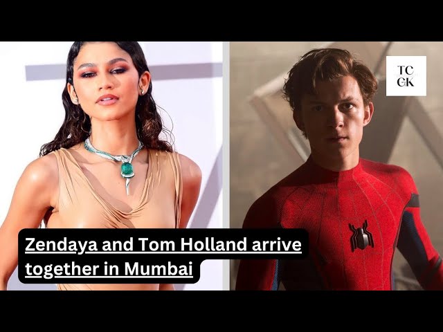 Zendaya and Tom Holland arrive together in Mumbai for first time. Watch