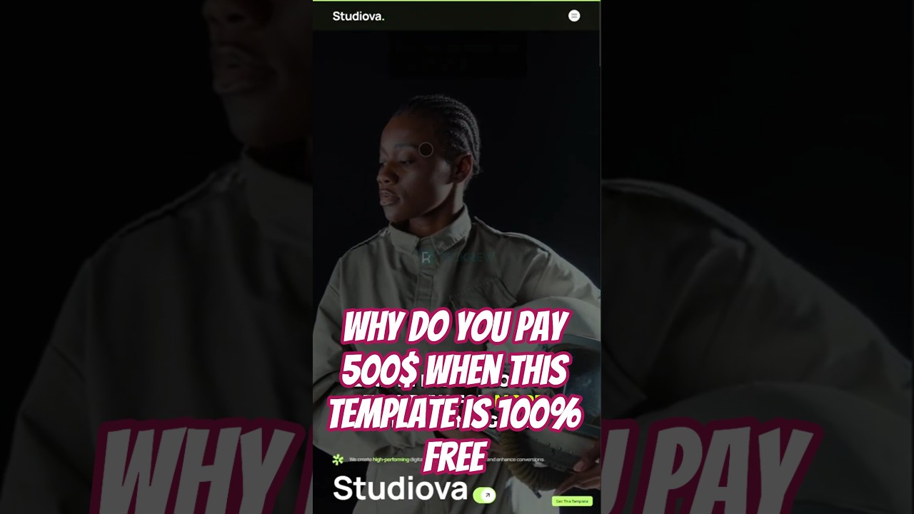 Зачем платить 500 долларов, если этот шаблон бесплатный?