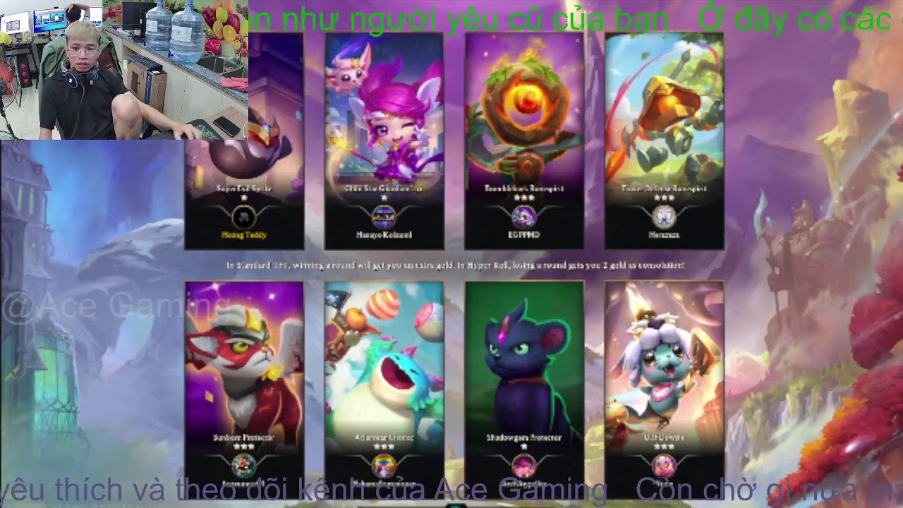 Ace Gaming - TFT ĐIỆN THOẠI - Lee Sin xây dựng cơ sở vững chắc thần tài