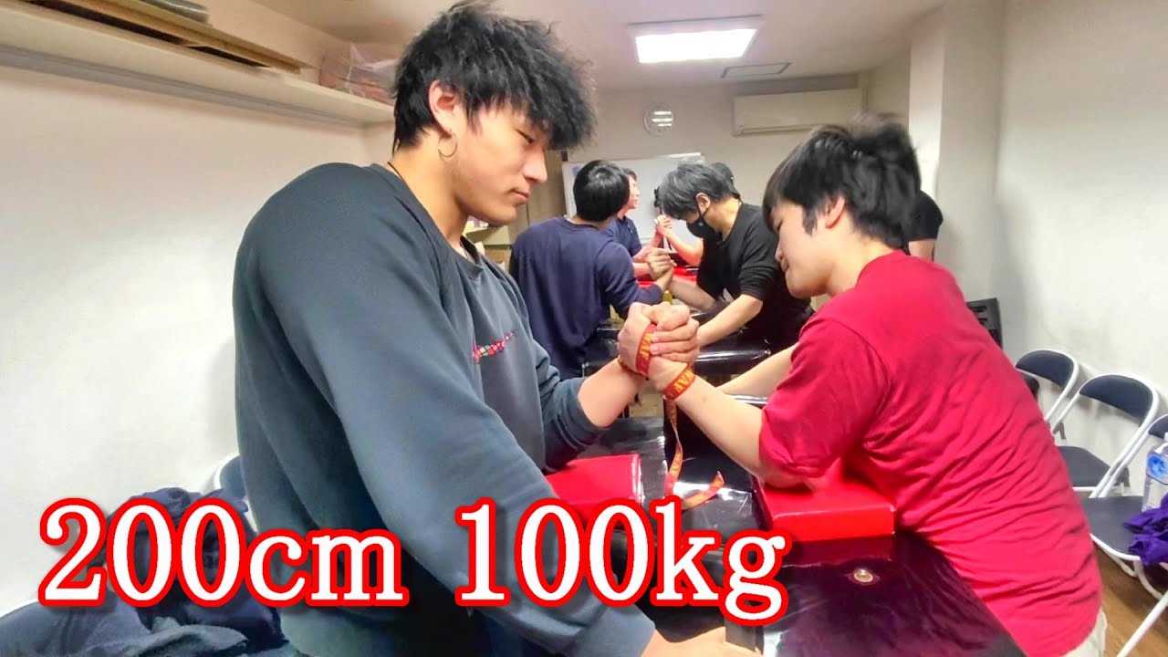 優勝した大巨人が襲来！【腕相撲・アームレスリング】