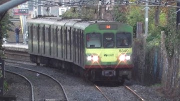 IE 8300 Class Dart Train number 8340 - Salthill & Monkstown, Dublin