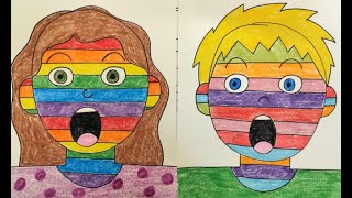 How to Draw a Portrait with a Bad Case of Stripes