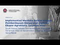 Webinar Implementasi Merdeka Belajar Dengan Pemberdayaan Masyarakat