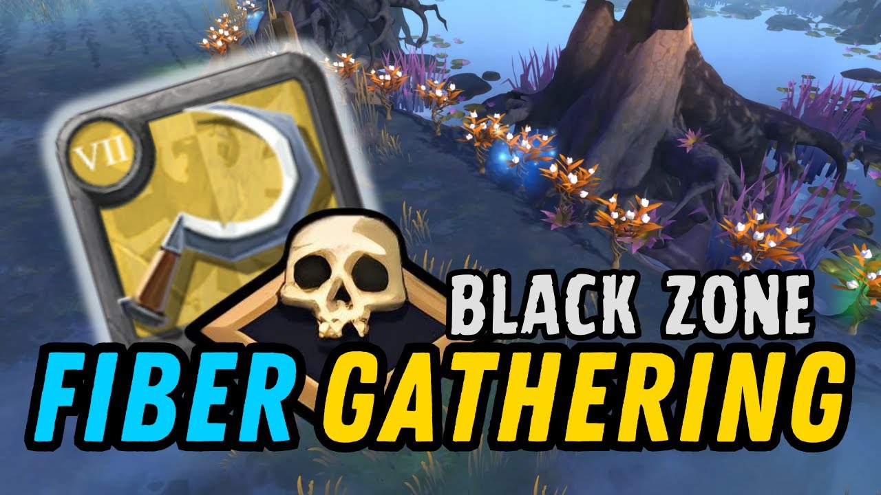 Albion Online: Black Zone Fiber Gathering with T7 Sickle (Fame & Profit Breakdown)