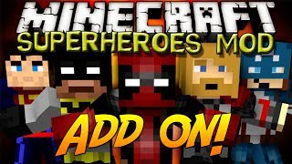 Superheroes Add On Minecraft Mod Showcase Youtube