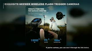 Exquisite-NEEWER QZ-C TTL Wireless Flash Trigger Transmitter Touch Screen Control TTL Communication