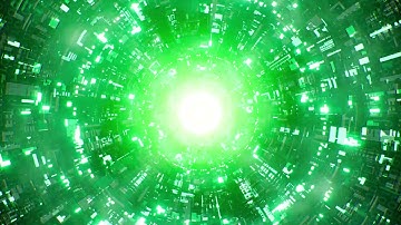 Binary Sci Fi Tunnel Loop Background | Graphics & Animation