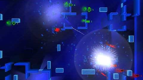 First game in Frozen Synapse: waterbuddy (green) vs AI (red) - Extermination