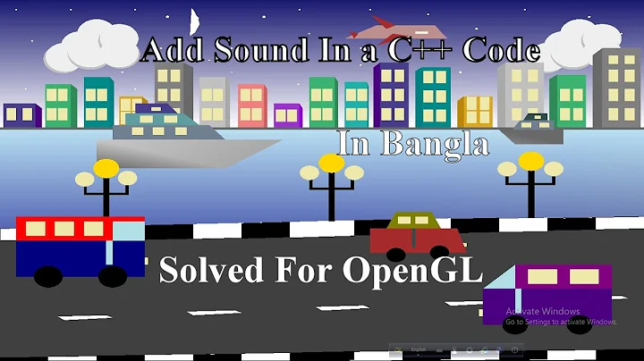 Add Sound In a C++ Program (Bangla ) || Solved for OpenGL ||