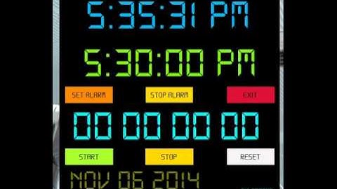 Alarm Clock Digital