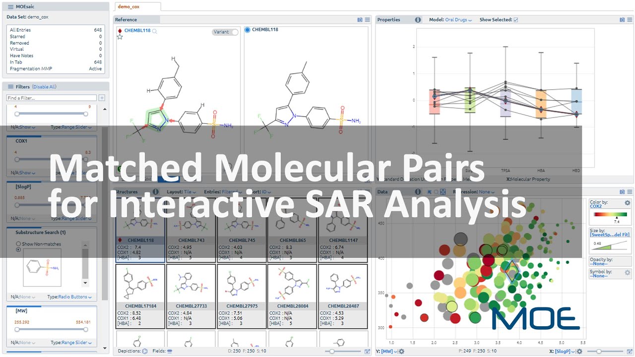 Matched Molecular Pairs for Interactive SAR Analysis - YouTube