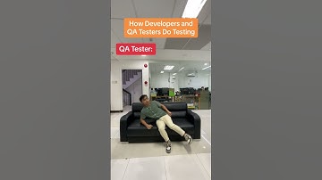 How Developers vs QA Testers Do Testing #softwaredevelopment #shorts