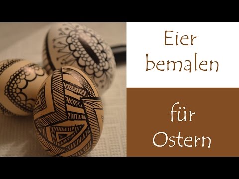 Video: 2 Einfache Möglichkeiten, Eier Zu Ostern Zu Bemalen