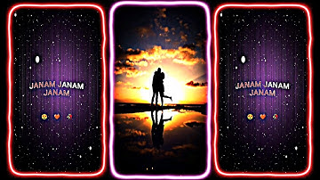 Janam Janam Whatsapp Status | Dilwale Arijit Singh | Latest Whatsapp Status/Text xml @hridoyff515