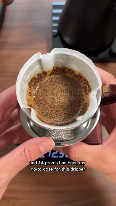 The Kalita Wave 155 Pourover Dripper #pourovercoffee