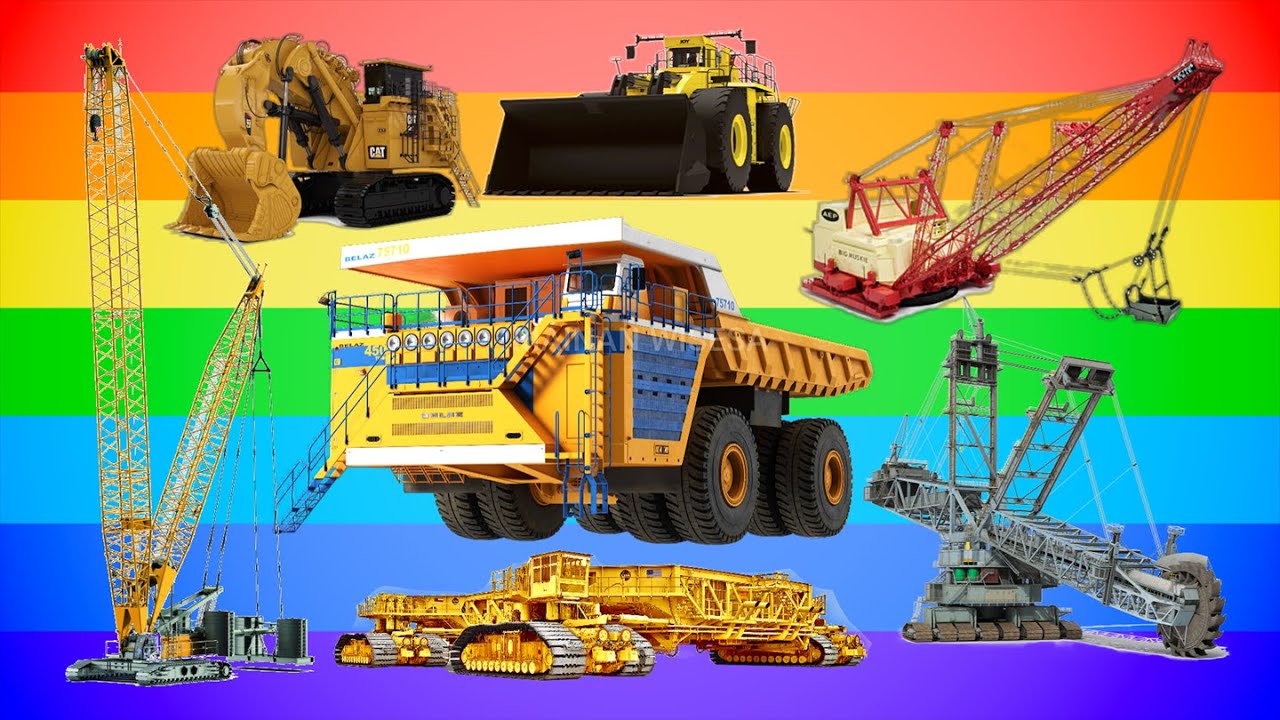 The Biggest Heavy Equipment In The World Backhoe Loader, Excavator