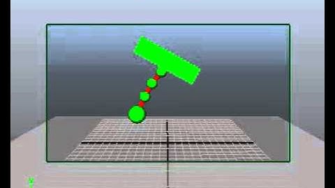 segmented pendulum maya playblast