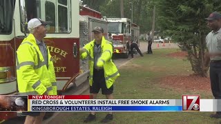 Red Cross helping Raleigh families with smoke alarms, fire escape plans