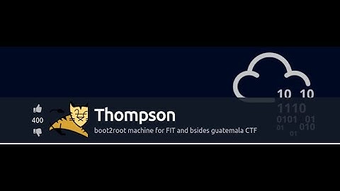 Thomson | Try Hack Me CTF Walkthrough | Bangla