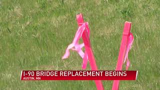 I-90 bridge replacement begins in Austin