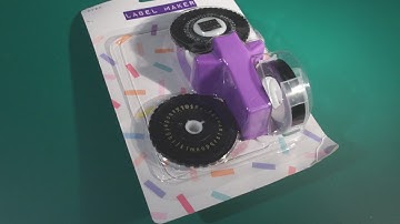 3D Embossing Label Maker Motex E101 - Dymo Printer (link in the description)