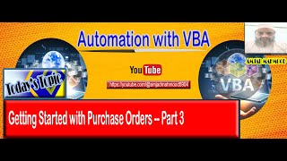 Getting Started with Purchase Orders -- Part 3