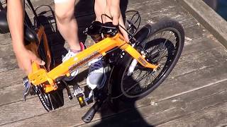 Solorock Folding Bike Flash On Toronto Island