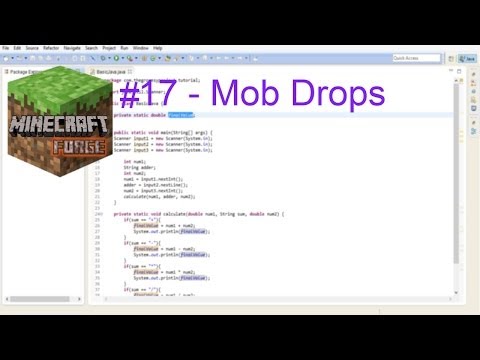 Minecraft forge modding 1.7.X - Mob Drops