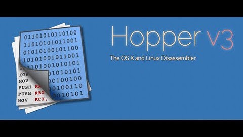 Reverse Engineering Hopper Disassembler v3.9.9