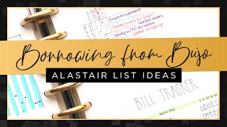 8 Functional List Ideas for Your Planner/Journal based on the Alastair Method :: Borrowing from Bujo