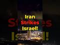 Suspected Iranian Missile Barrage Over Tel Aviv Middle East Tensions Escalate