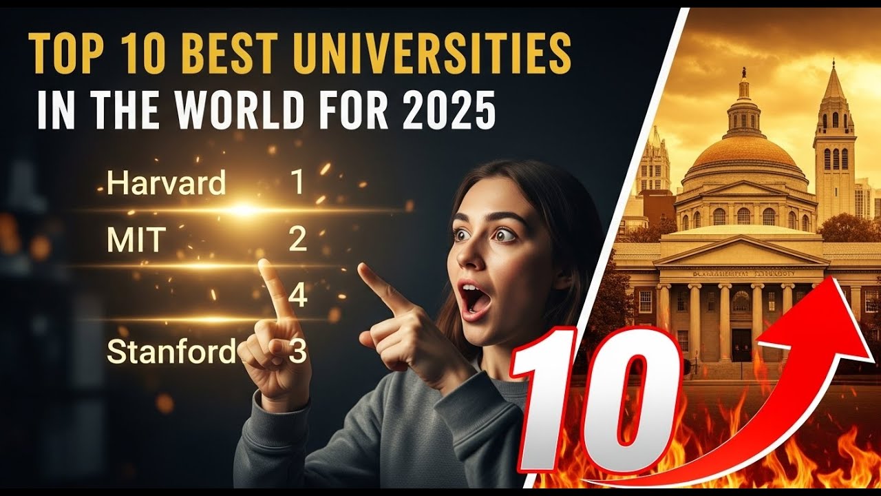 Top 10 Best Universities in the World for 2025 - YouTube