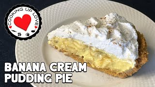 Banana Pudding Pie From Scratch | Easy Banana Cream Pie | Easy Dessert Recipes